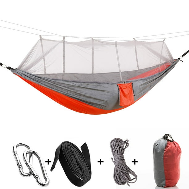Double Person Outdoor Travel Camping Tent Hanging Hammock Bed Mosquito Net Set 
